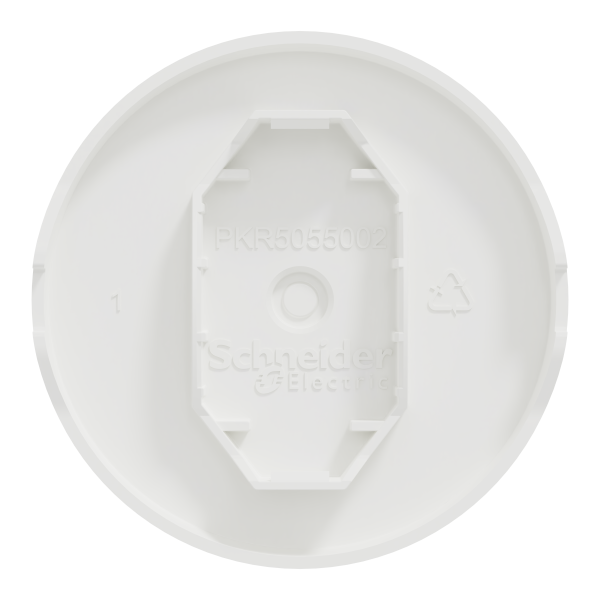 Odace - enjoliveur seul - pour va-et-vient ou poussoir - vmc - blanc craie