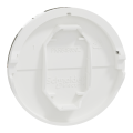 Odace - enjoliveur seul - pour bouton poussoir - porte-étiquette - blanc craie