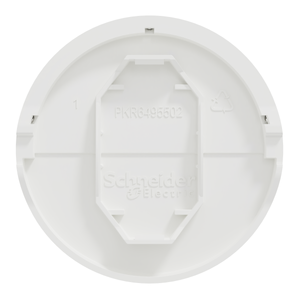 Odace - enjoliveur seul - pour bouton poussoir - porte-étiquette - blanc craie