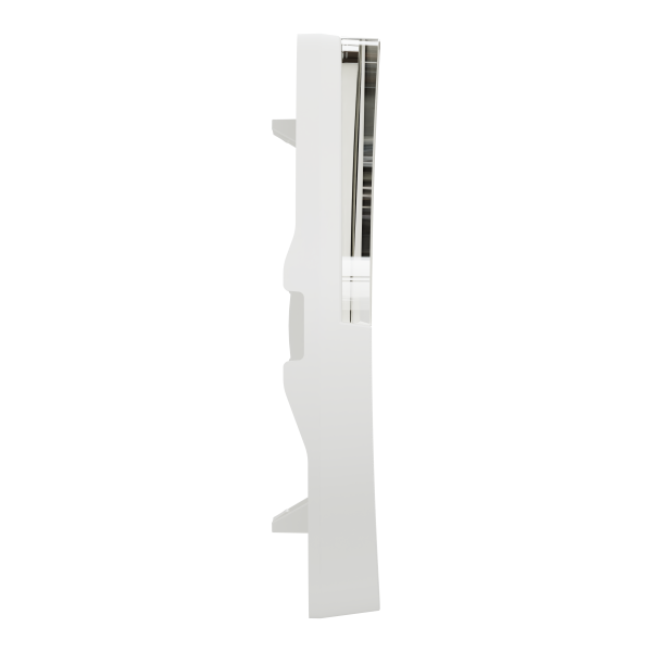Odace - enjoliveur seul - pour bouton poussoir - porte-étiquette - blanc craie