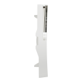 Odace - enjoliveur seul - pour bouton poussoir - porte-étiquette - blanc craie
