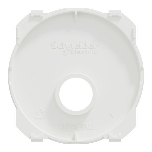 Odace - enjoliveur seul - pour prise tv - blanc craie