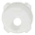 Odace - enjoliveur seul - pour prise tv - blanc craie