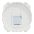 Odace - enjoliveur seul - pour prise rj45 - blanc craie