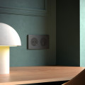 Odace - prise 2p+t affleurante + chargeur usb-c 18w power delivery - noir onyx