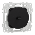Odace - va-et-vient ou poussoir à levier - 10ax - noir onyx