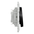 Odace - inter ou poussoir vmc 2 vitesses - 10ax - noir onyx