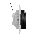 Odace - interrupteur à carte - led localisation incluse - 10ax - noir onyx