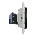 Odace - prise rj45 - cat6 utp grade 1 à 2 - noir onyx