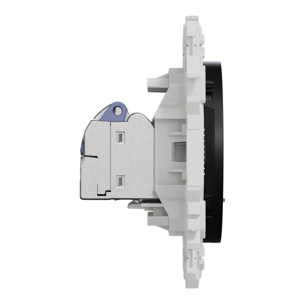 Odace - prise double rj45 - cat6 stp grade 2tv min à grade 3tv - noir onyx