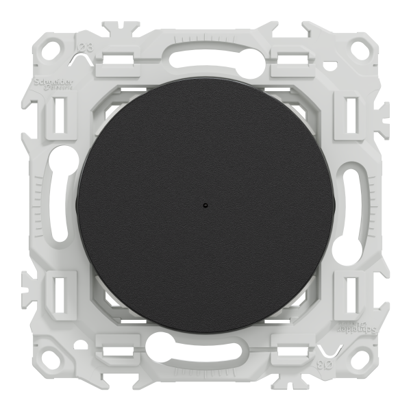 Wiser odace - variateur poussoir connecté 2 ou 3 fils zigbee - noir onyx