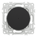Wiser odace - variateur poussoir connecté 2 ou 3 fils zigbee - noir onyx