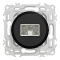 Odace - détecteur présence et mouvement - 3 fils avec neutre - noir onyx