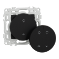 Wiser odace - interrupteur centralisé sans fils 2 ou 4 boutons - noir onyx