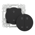 Wiser odace - interrupteur centralisé sans fils 2 ou 4 boutons - noir onyx