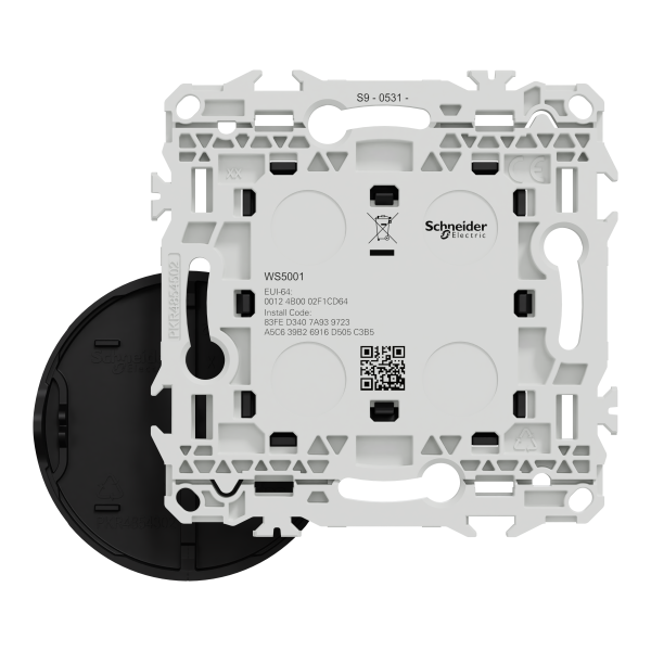 Wiser odace - interrupteur centralisé sans fils 2 ou 4 boutons - noir onyx