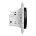 Wiser odace - interrupteur volet-roulant connecté 4a zigbee - noir onyx