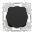 Odace - obturateur - pré-perçage pour sortie de câble - noir onyx
