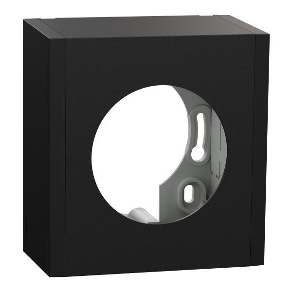 Odace - boîte pour montage en saillie - 1 poste associable - noir onyx