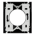Odace - boîte pour montage en saillie - 1 poste associable - noir onyx