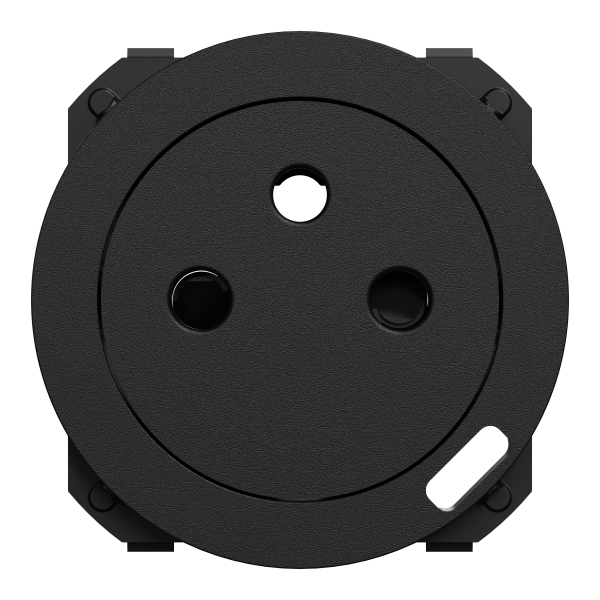 Odace - enjoliveur seul - pour prise affleurante et chargeur usb-c - noir onyx