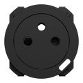 Odace - enjoliveur seul - pour prise affleurante et chargeur usb-c - noir onyx