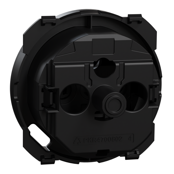 Odace - enjoliveur seul - pour prise affleurante et chargeur usb-c - noir onyx