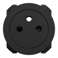 Odace - enjoliveur seul - pour prise affleurante - noir onyx