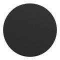 Odace - enjoliveur seul - pour va-et-vient ou poussoir - noir onyx