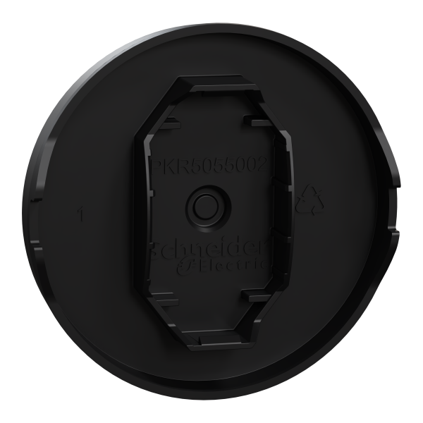 Odace - enjoliveur seul - pour va-et-vient ou poussoir - noir onyx