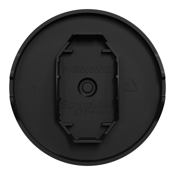Odace - enjoliveur seul - pour va-et-vient ou poussoir - noir onyx