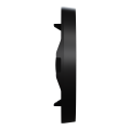Odace - enjoliveur seul - pour va-et-vient ou poussoir - noir onyx