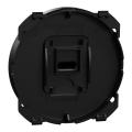 Odace - enjoliveur seul - pour va-et-vient ou poussoir à levier - noir onyx
