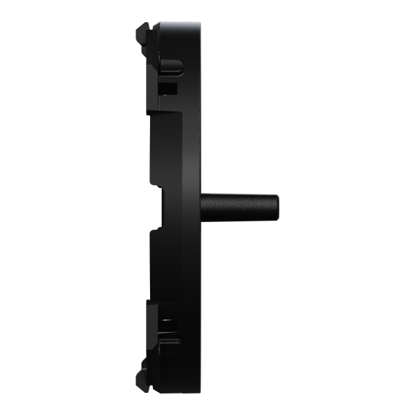 Odace - enjoliveur seul - pour va-et-vient ou poussoir à levier - noir onyx