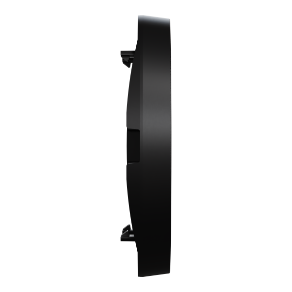 Odace - enjoliveur seul - pour double va-et-vient ou poussoir - noir onyx