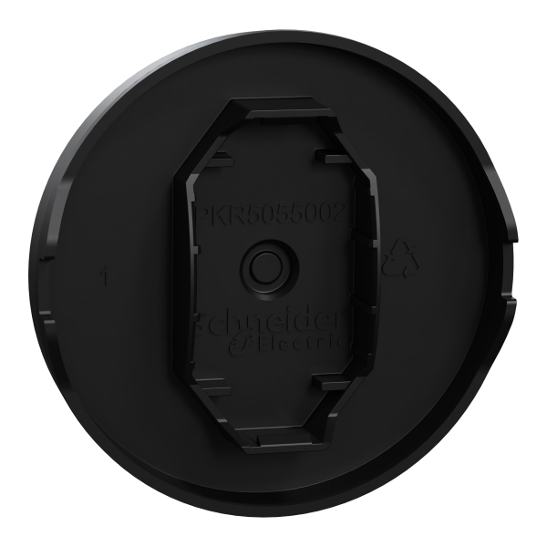 Odace - enjoliveur seul - pour va-et-vient ou poussoir - vmc - noir onyx