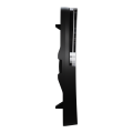 Odace - enjoliveur seul - pour bouton poussoir - porte-étiquette - noir onyx