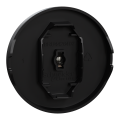 Odace - enjoliveur seul à voyant - pour va-et-vient ou poussoir - noir onyx