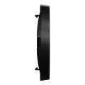 Odace - demi-enjoliveur seul à voyant - pour double vv ou poussoir - noir onyx