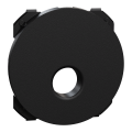 Odace - enjoliveur seul - pour prise tv - noir onyx