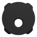 Odace - enjoliveur seul - pour prise tv - noir onyx