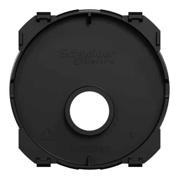 Odace - enjoliveur seul - pour prise tv - noir onyx