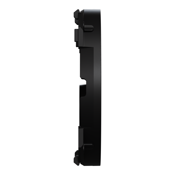 Odace - enjoliveur seul - pour prise tv - noir onyx