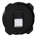Odace - enjoliveur seul - pour prise rj45 - noir onyx