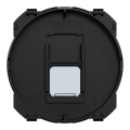 Odace - enjoliveur seul - pour prise rj45 - noir onyx