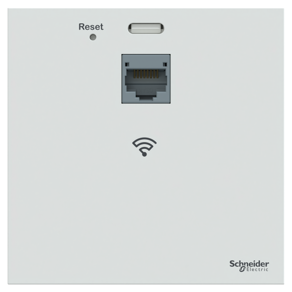 Resi9 connect - prise rj45 pt acces wifi bibande poe - wifi 4-5-6 -1gbit - blanc