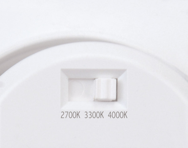 Spot iris blanc 6,2w 550lm 3cct 2700-3300-4000k dimmable - Aric - 51354