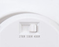 Spot iris blanc 6,2w 550lm 3cct 2700-3300-4000k dimmable - Aric - 51354