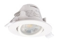 Spot iris blanc 6,2w 550lm 3cct 2700-3300-4000k dimmable - Aric - 51354