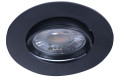 Iris ip20 6,2w/cct3 dim noir - Aric - 51355